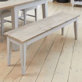 Ransley Large 150cm Dining Bench - Grey