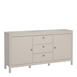 MEMPHIS Sideboard 2 Doors 3 Drawers in Beige
