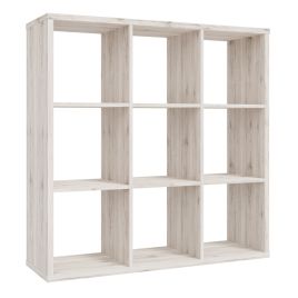 Phillips Square Shaped 9 Open Cube Storage Unit - Sand Oak
