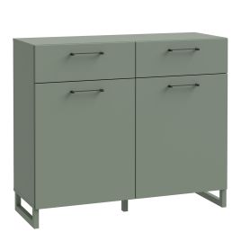 SULI 2 Door Large-sized Sideboard with 2 Drawers - Green