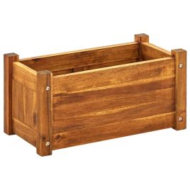 Garden Raised Bed Acacia Wood 50x25x25 cm