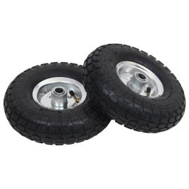 Sack Truck Wheels 2 Pcs Rubber 4.10/3.50-4 260x83