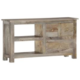 TV Cabinet 100x30x55 cm Solid Mango Wood