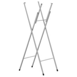 Folding Bar Table Legs Silver 45x53x108 cm Galvanised Steel