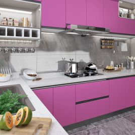 Self-adhesive Furniture Film High Gloss Purple 500x90cm