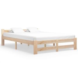 Bed Frame Solid Pine Wood 120x200 cm
