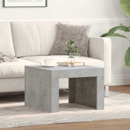 Coffee Table Concrete Grey 50x50x35 cm Engineered Wood