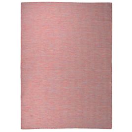 Outdoor Flatweave Rug 200x280cm Red
