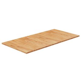 Bathroom Countertop Light Brown 100x50x1.5cm Treated Solid Wood