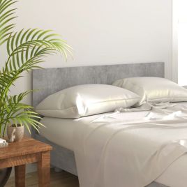 Bed Headboard Concrete Grey 160x1.5x80 cm Engineered Wood