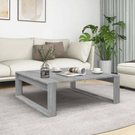 Coffee Table Grey Sonoma 100x100x35 cm Engineered Wood