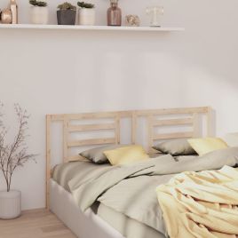 Bed Headboard 166x4x100 cm Solid Wood Pine