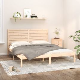 Bed Frame Solid Wood 200x200 cm