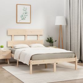 Bed Frame Solid Wood 120x200 cm