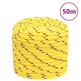 Boat Rope Yellow 18 mm 50 m Polypropylene