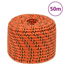 Boat Rope Orange 14mm 50 m Polypropylene