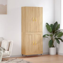 Highboard Sonoma Oak 69.5x34x180 cm Engineered Wood