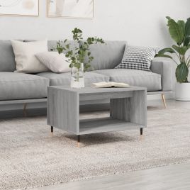 Coffee Table Grey Sonoma 60x50x40 cm Engineered Wood