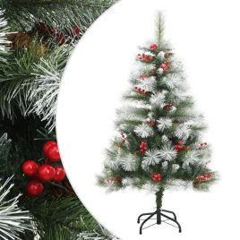 Fluer 120cm Hinged Christmas Tree with Berries