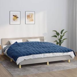 Weighted Blanket Blue 155x220 cm 11 kg Fabric