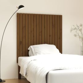 Wall Headboard Honey Brown 108x3x110cm Solid Wood Pine