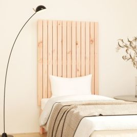 Wall Headboard 82.5x3x110cm Solid Wood Pine