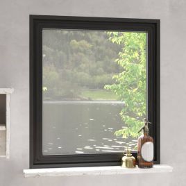 Magnetic Insect Screen for Windows Anthracite 130x150cm