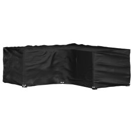GACRES L-Shaped Garden Furniture Cover 16 Eyelets 215x215x70 cm