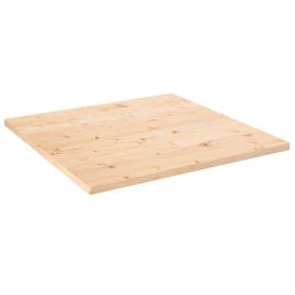 Table Top 70x70x2.5 cm Solid Wood Pine Square