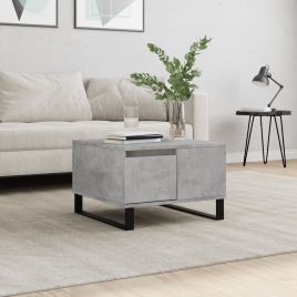 Coffee Table Concrete Grey 55x55x36.5 cm Engineered Wood