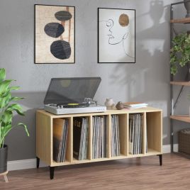 Record Cabinet Sonoma Oak 100x38x48cm Engineered Wood