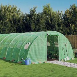 Greenhouse with Steel Frame Green 48 m2 12x4x2 m