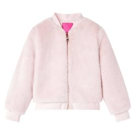 Kids' Jacket Faux Fur Soft Pink 104