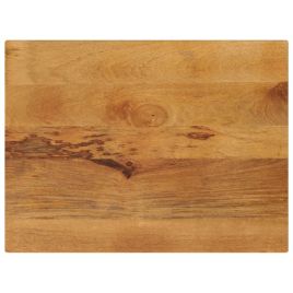Table Top 80x70x3.8 cm Rectangular Solid Wood Mango