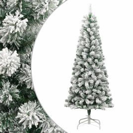 Fluer Flocked Snow Tree 180cm Hinged Version