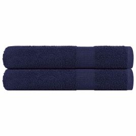 Sauna Towels 2 Pieces Navy Blue 80x200 cm 360 gsm 100% Cotton