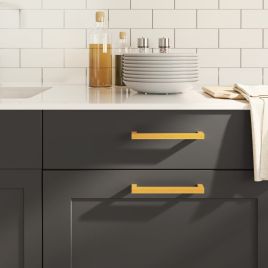 Cabinet Handles 20 Pcs Gold 160mm Stainless Steel