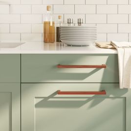 Cabinet Handles 10 Pcs Bronze 224mm Stainless Steel