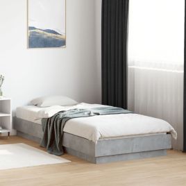 Bedframe Concrete Grey 100x200cm