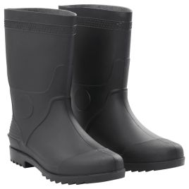 Rain Boots Black Size 46 PVC - vid-137613