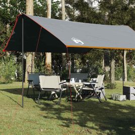 Camping Tarp Orange 460x305x210 cm Waterproof - vid-94687