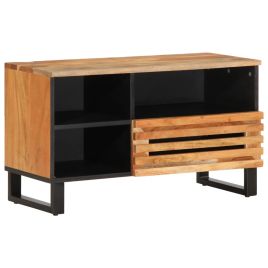 TV Cabinet 80x34x46 cm Solid Wood Acacia - vid-377520