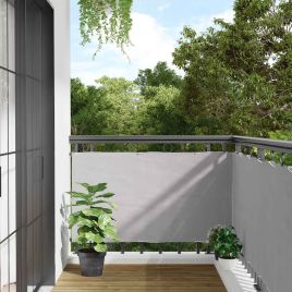 Balcony Privacy Screen Grey 300x120 cm PVC