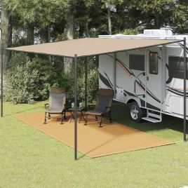 FLECOVE Tent Carpet Sand 250x500 cm HDPE