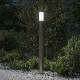 TONGLEN Bollard Light 110 cm Stainless IP44 Steel