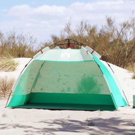 Beach Tent 2-Person Sea Green Quick Release Waterproof - vid-4005294