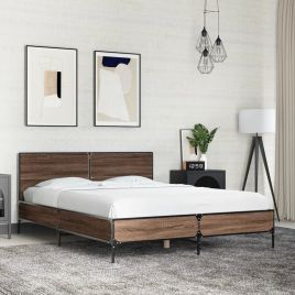 Bedframe Brown Oak 140x200cm