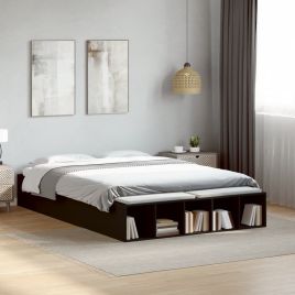 Bedframe Black 120x190cm Small Double