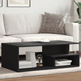 Coffee Table Black 102x55x35 cm Engineered Wood