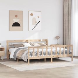 Bedframe 180x200cm Super King Solid Wood Pine